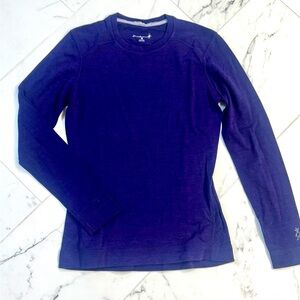 Smartwool plum/purple merino wool base